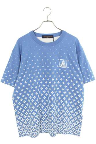 ルイヴィトン LOUIS VUITTON モノグラム総柄ニットTシャツ RM251M AUR HSN32W