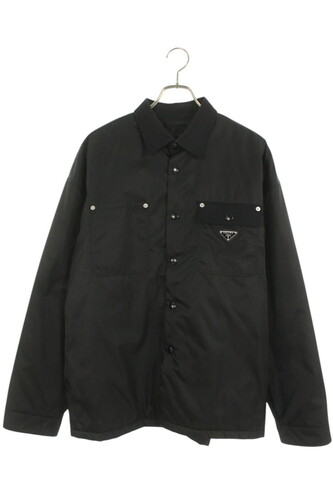 プラダ PRADA Re-Nylonトライアングルロゴプレートジャケットブルゾン SC796M