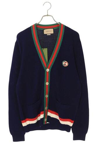 グッチ GUCCI ロゴワッペン付きコットンカーディガン 752251 XKC9O