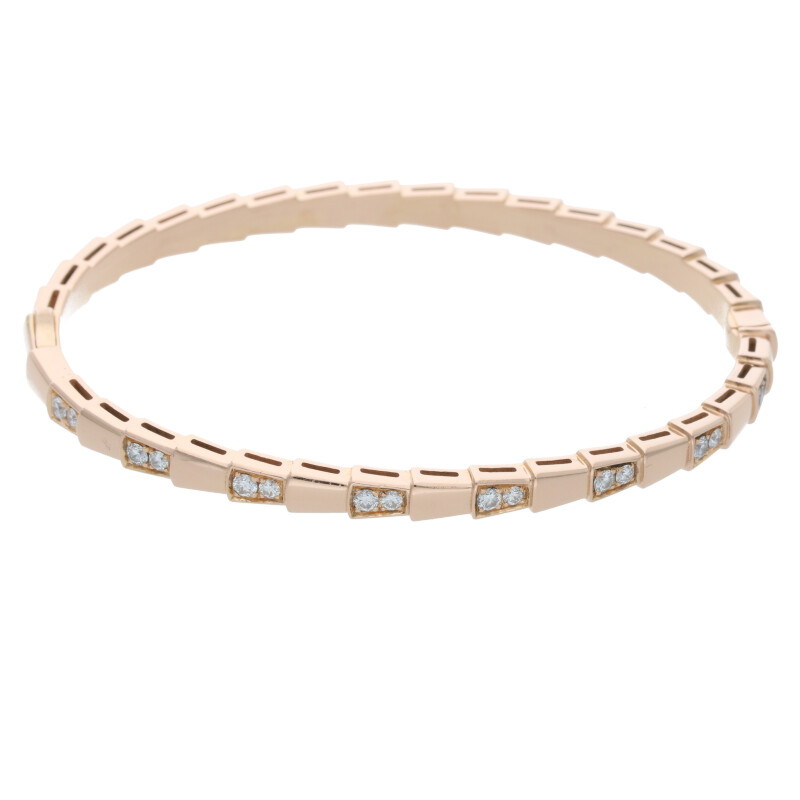 ブルガリ Serpenti セルペンティK18YGダイヤブレスレット