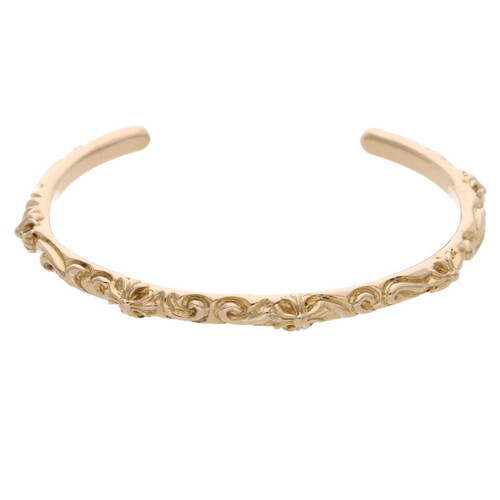 クロムハーツ CHROME HEARTS ゴールドバングル 22K BANGLE SBT/22K SBTバンド