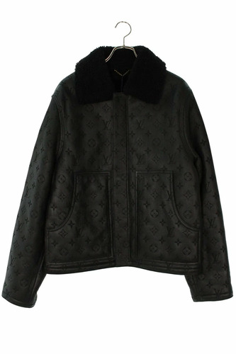 ルイヴィトン LOUIS VUITTON RM231Q YGL HJL62E シアリングエンボスモノグラムレザージャケット