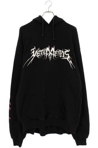 ヴェトモン VETEMENTS トータルファッキンダークネスプルオーバーパーカー MH17TP17
