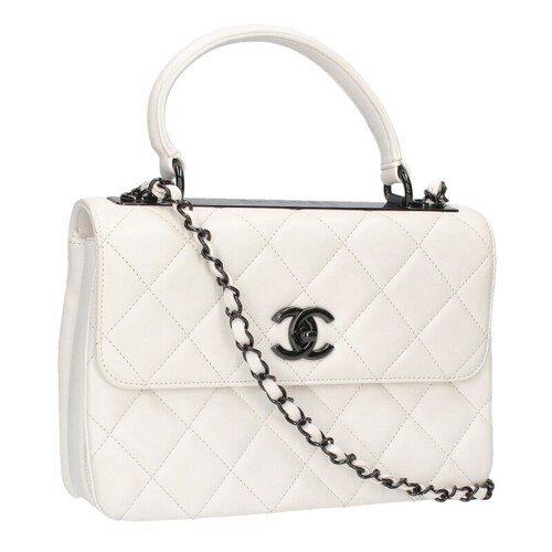 シャネル CHANEL ココマーク ラムスキン チェーンハンドバッグ トレンディCC A92236
