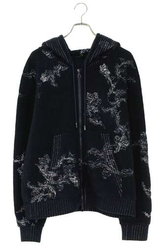 ルイヴィトン LOUIS VUITTON フラワー刺繍ジップアップパーカー RM202 XJB HJY83W