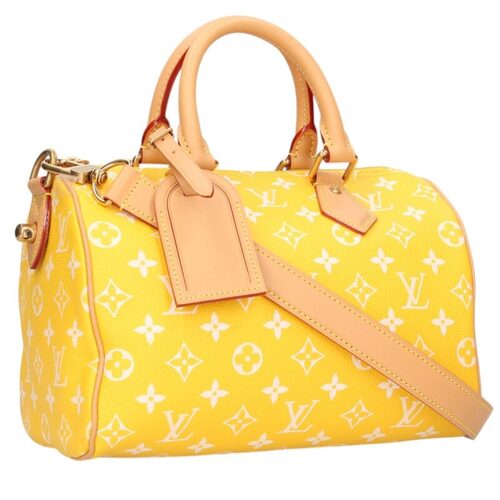 ルイヴィトン LOUIS VUITTON モノグラムレザー2WAYショルダーハンドバッグ M24426 スピーディ P9 バンドリエール 25