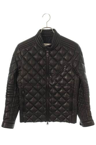 モンクレール MONCLER キルティングダウンレザージャケット GIRAUDO