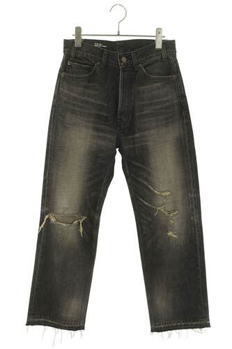 セリーヌ CELINE ウェスリージーンズデストロイデニムパンツ N850247Y06CK