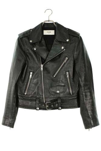 クラシックバイカーレザージャケット 2E134050O