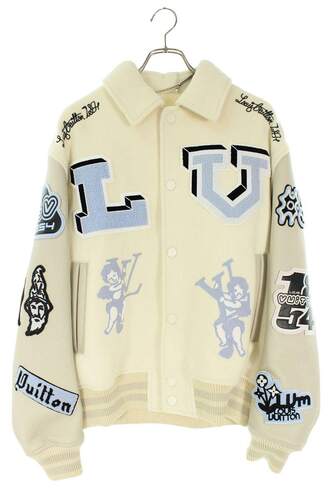 マルチパッチミックスドレザーバーシティブルゾン RM222 MJY HNL91E