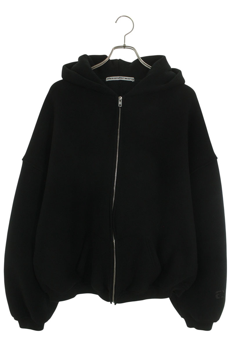 アレキサンダーワン 6CC2242051 クロップドジップアップパーカー