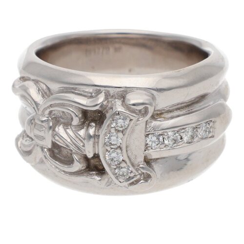 DAGGER P/DMND/ダガー PAVEダイヤ/ホワイトゴールドリング