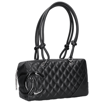 ラムスキンボーリングハンドバッグ