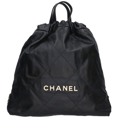 カーフスキンチェーン レザーバックパック