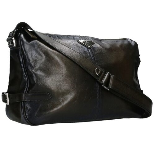 プラダ PRADA ミリタリーアンティークレザージッパーショルダーバッグ 2VH187_2HKF_F03C5_V_OOO