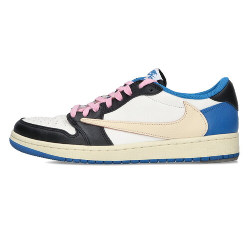 エアジョーダン1ローミリタリーブルースニーカー AIR JORDAN 1 LOW OG SP FRAGMENT DM7866-140