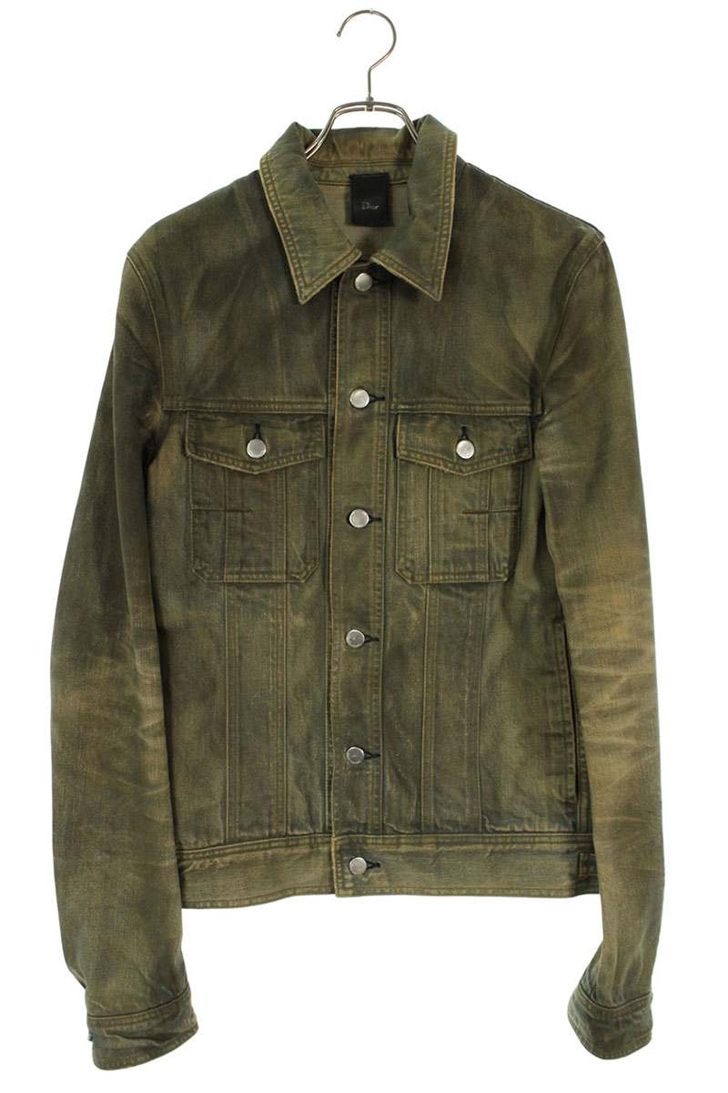 4EH1042688 泥ワックス加工デニムジャケット