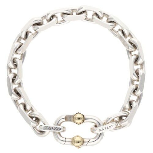 1837メイカーズワイド チェーン SV925/K18YG ブレスレット 