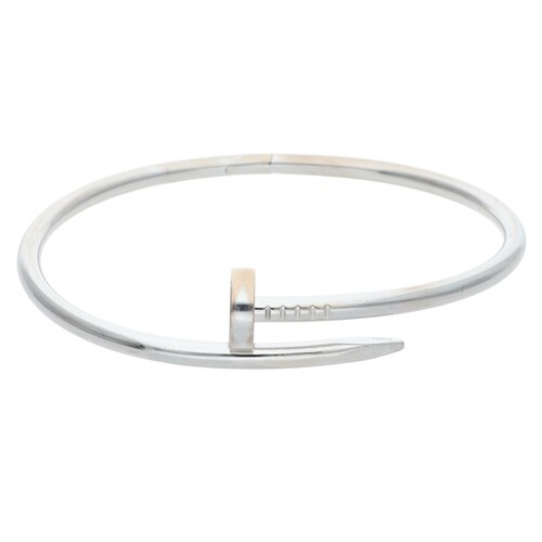 カルティエ（Cartier）ジュストアンクル 新型 K18WGブレスレット JUSTE UN CLOU