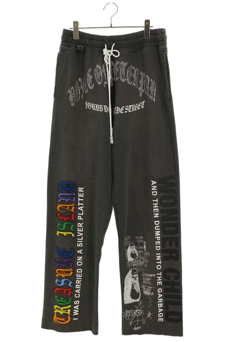 BOBBY DRISCOLL SWEATPANT　スパンコールデザインスウェットパンツ