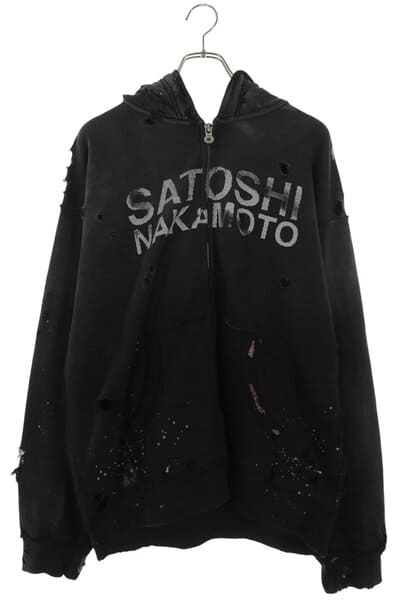 ヴィンテージ加工ジップアップパーカー Luke Fleece Hoodie